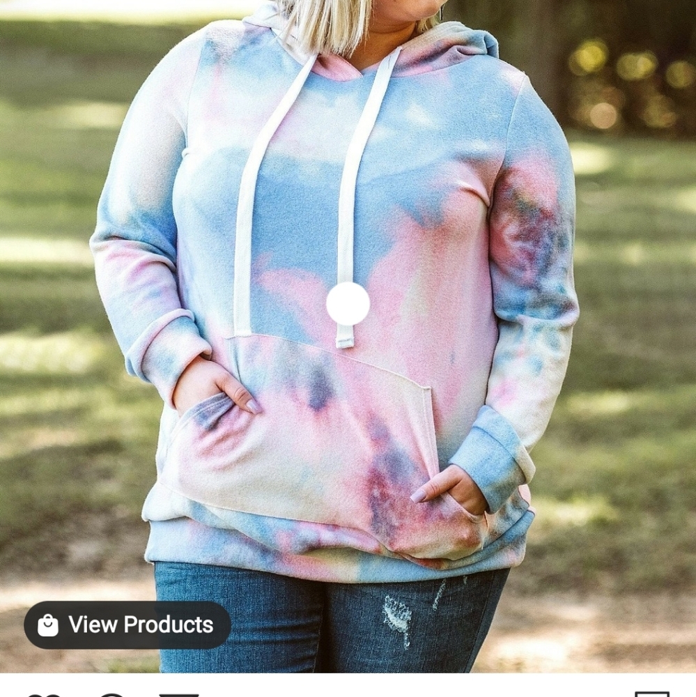Tie Dye Fleece Hoodie - Picture 2 of 13